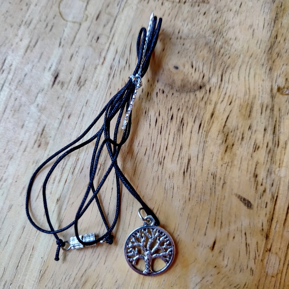 Tree of Life Silver Metal Pendant Necklace